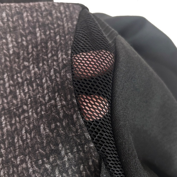 T Tahari Dilana Dress Rayon Blend Sheath Scuba Ashen Mesh Inserts Stretch Lined - Picture 12 of 16